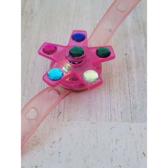 Pink bedazzled fidget spin watch toy accessory - Picture 4 of 6